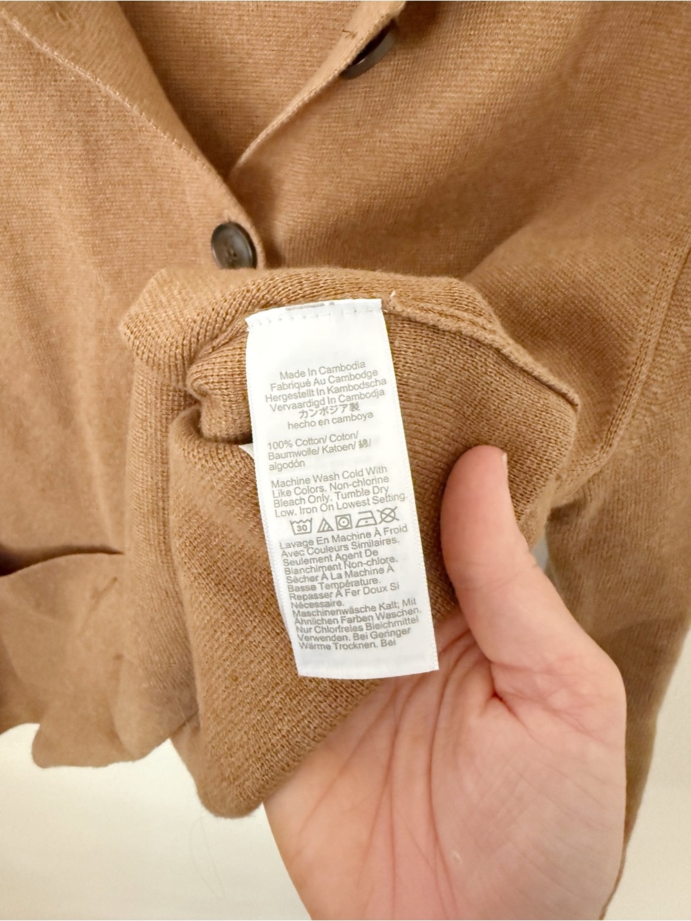 J. Crew Polo Cardigan Sweater Jacket Sz L - Picture 5 of 6